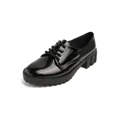 SEVENTEEN - ZAPATO NEGRO CHAROL DE AMARRAR CITLALY