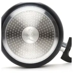 SCHAFFHAUSEN - Batería De Ollas 9 Piezas Antiadherentes Negro