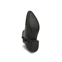 SEVENTEEN - BOTIN NEGRO DE CUERO CON TACHES BROKLYNN