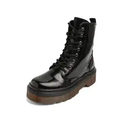 SEVENTEEN - BOTA NEGRA DE CHAROL CON SUELA TRANSLUCIDA BRIONA