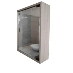 GENERICO - Gabinete De Baño 50x40 Espejo Botiquin Organizador ARENA