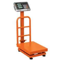 TRUPER - Báscula De Plataforma Plegable 100 Kg Recargable Con Display