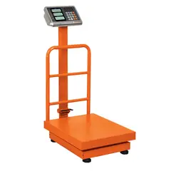 TRUPER - Báscula De Plataforma Plegable 200 Kg Recargable Con Display