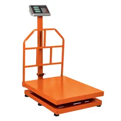 TRUPER - Báscula De Plataforma Plegable 500 Kg Recargable Con Display