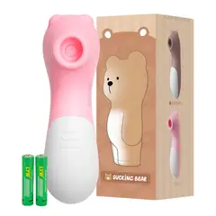 GENERICO - Vibrador Succionador De Clítoris Baterías Luxury Silicona Rosado