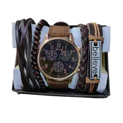 VANIDADES COLLECTIONS - Reloj Para Hombre Set Reloj Con Pulseras