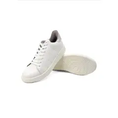 SEVENTEEN - TENIS BLANCOS CON CHULO PLATEADO ONE SMITH SILVER