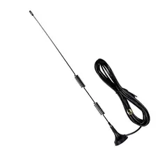GENERICO - Antena TDT Economica 1.5 Mts Negro Nuevo