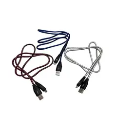 GENERICO - Cable De Carga Para Entrada V8 Estilo Cuero