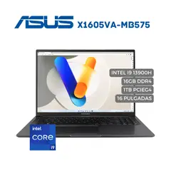 ASUS - Portatil X1605VA Intel Core I9 13900H 16GB DDR4 1TB SSD 16 FHD