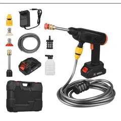 GENERICO - Hidrolavadora Doble Batería 56v Electrica Boquilla 6en1