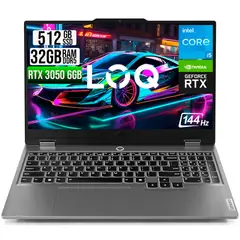 LENOVO - PORTATIL LOQ 15IAX9 INTEL CORE I5 12450HX SSD 512GB RAM 32GB RTX 3050 6GB 15,6 FHD