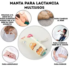 GENERICO - Manta para bebé Cohete Espacial