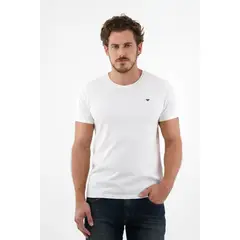 TENNIS - Camiseta blanca manga corta para hombre