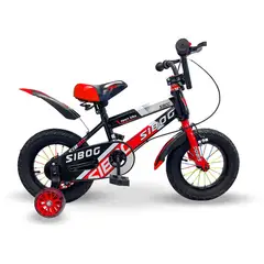GENERICO - Bicicleta Infantil Rin 12 ROJA con Rueda de Aprendizaje