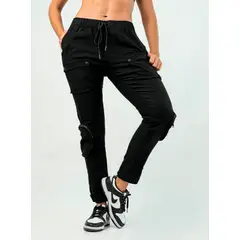 NO RULES - PANTALON CARGO UTILITY NEGRO