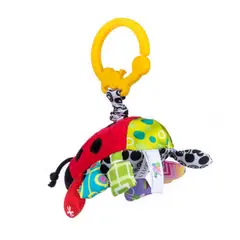 JUGANDO Y EDUCANDO - Juguete Sensorial Mariquita Colgante Multicolor Para Bebés