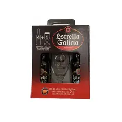 GENERICO - Estuche De Cerveza Estrella Galicia + Copa