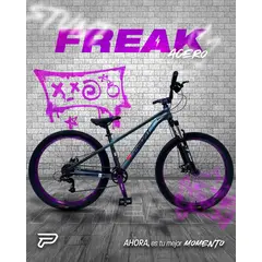 OPTIMUS - BICICLETA STUNT FREAK ACERO RIN27″ 8 VEL