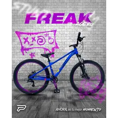 OPTIMUS - BICICLETA STUNT FREAK ACERO RIN27″ 8 VEL