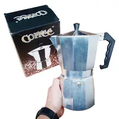 GENERICO - Cafetera Italiana Grande 12 Tazas Aluminio Cafe Tradicional