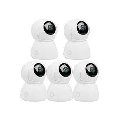 GENERICO - Cámara Seguridad Wifi x 5 Panorámica 360 Infrarroja.