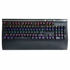 GENERICO - Teclado A808 Mecánico Ergonómico Luz Rgb Y Teclas Cambiables