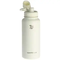 SPORTFITNESS - TERMO METALICO CON SOPORTE DE CELULAR BLANCO