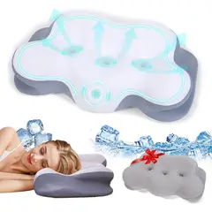 GENERICO - Almohada De Espuma Viscoelástica Ortopédica Cuello Y Hombro