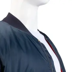 ALMA DE AVIADOR - Chaqueta Super Nylon Cuello Lana Hombre Azul