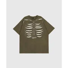 VANN - Camiseta Para Hombre En Algodón Bones T-shirt Verde