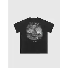 VANN - Camiseta para Hombre En Algodón Union T-shirt Negro