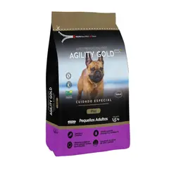 AGILITY GOLD - CAN PEQUEÑOS ADULTOS PIEL- 1.5 KG