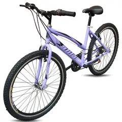ATILA - Bicicleta Para Dama 26 Rines en Aluminio Lila Negro