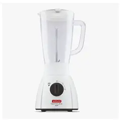 SAMURAI - Licuadora Optimix Plus 2 L Blanca Con Vaso De Plastico 110V