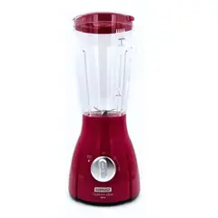 SAMURAI - Licuadora Optimix Plus 2 L Roja Con Vaso De Plastico 110V