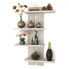 GENERICO - Super Promo Repisa Flotante T-01 Decoración Moderna Chantilli