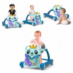 BRITOCHET - Caminador Andadera Musical Bebé con Juegos Didáctico REF BC-6010 AZUL