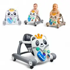 BRITOCHET - Caminador Andadera Musical Bebé con Juegos Didáctico REF BC-6010 GRIS