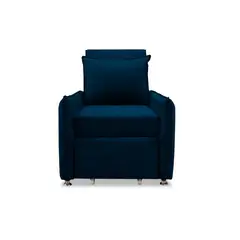 GENERICO - Silla Napoli Multifuncional Reclinable Azul Petroleo