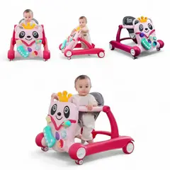 BRITOCHET - Caminador Andadera Musical Bebé con Juegos Didáctico REF BC-6010 ROSADO