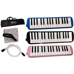 MAZUGI - Melodica Escolar De 32 Teclas Estuche Y 3 Accesorios Teclado