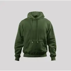 VANN - Buzo Hoodie French Terry Verde Para Mujer