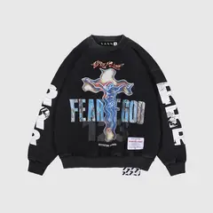 VANN - Buzo Fear Crewneck Negro