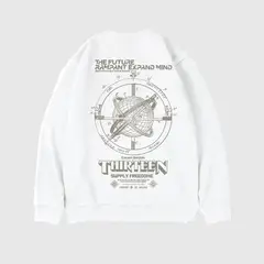 VANN - Buzo Lunar Crewneck Blanco