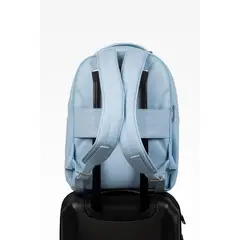 JORMANDS - Mochila M30 de Cuero Vegano Azul Bebé