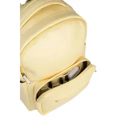 JORMANDS - Mochila M30 de Cuero Vegano Amarillo