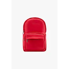 JORMANDS - Mochila M30 de Cuero Vegano Rojo