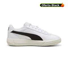 PUMA - Tenis Marca Club Original Blanco Mujer
