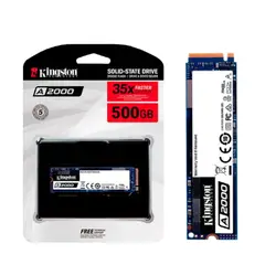 KINGSTON - Disco SSD A2000 500GB M.2 2280 PCIe NVMe